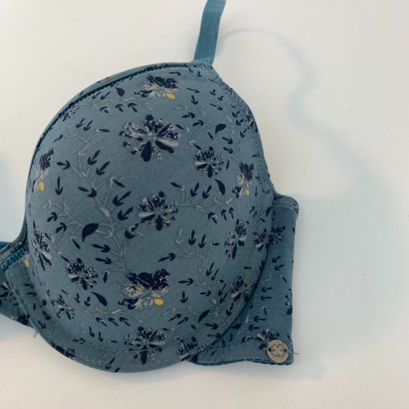 Lucky Brand Blue Floral Demi Bra - Picture 4 of 7